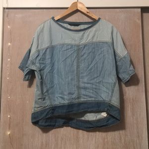 Zara denim top!!